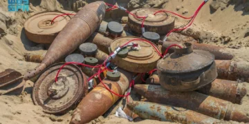 مركز الملك سلمان للإغاثة ينتزع 614 لغمًا عبر مشروع “مسام” في اليمن خلال أسبوع