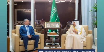 وزير النقل والخدمات اللوجستية يستقبل الأمين العام للمنظمة البحرية الدولية IMO