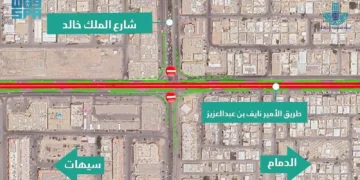 أمانة الشرقية تبدأ أعمال صيانة جسر تقاطع طريق الأمير نايف مع شارع الملك خالد بالدمام غدًا