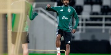 استعداداً لـ«خليجي 26».. المنتخب الوطني يواصل تدريباته في معسكر الرياض 