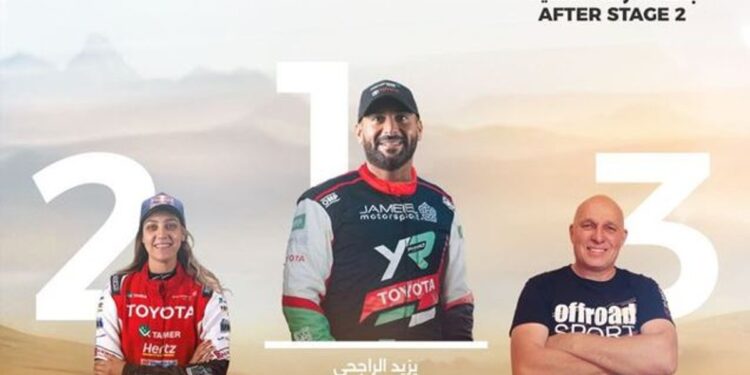 الأمير سعود بن جلوي يتوج الفائزين بسباق رالي جدة تويوتا 2024م