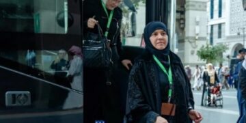 الدفعة الثانية من ضيوف برنامج خادم الحرمين للعمرة والزيارة تصل للمدينة المنورة
