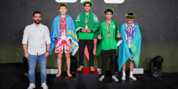 المنتخب السعودي لفنون القتال المختلط رابع الترتيب في بطولة آسيا