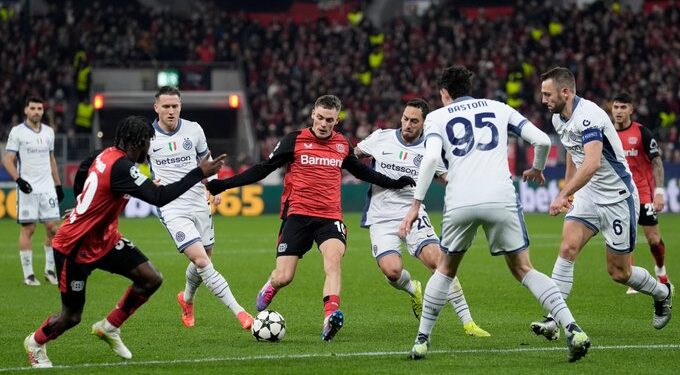 ليفركوزن يُسقط إنتر بهدف قاتل في دوري الأبطال