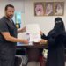 مدير مستشفى الملك فهد التخصصي بتبوك يسلم شهادات متقدمة في إدارة وسلامة دم المرضى لثلاثة من منسوبيها