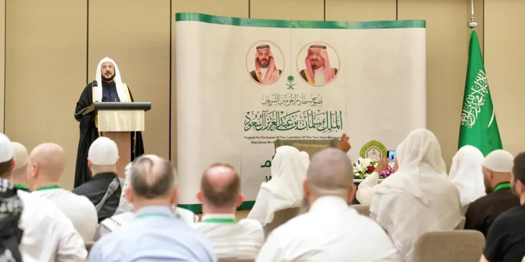 وزارة الشؤون الإسلامية تقيم حفل استقبال لضيوف الدفعة الثانية من برنامج خادم الحرمين الشريفين للعمرة والزيارة