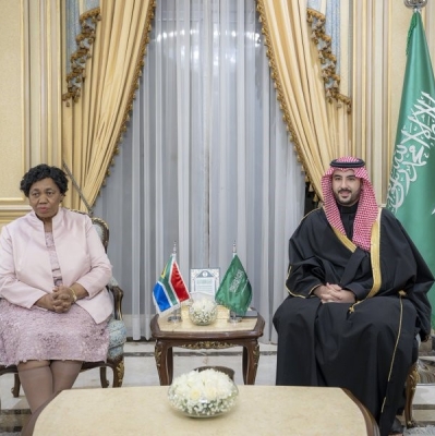 وزير الدفاع يبحث مع نظيرته الجنوب أفريقية أوضاع المنطقة