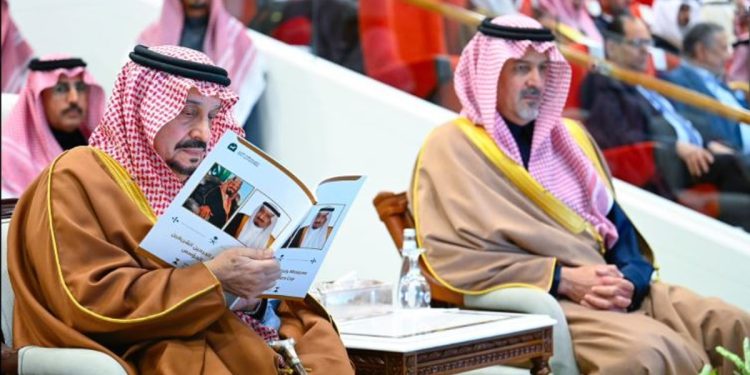 أمير الرياض يحضر الحفل السنوي الكبير على كأس المؤسس وكأسي خادم الحرمين للخيل