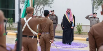 أمير منطقة الحدود الشمالية يتفقّد مبنى إدارة الأدلة الجنائية الجديد