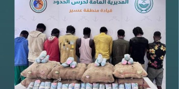 القبض على 9 مخالفين بمنطقة عسير لتهريبهم 120 كيلوجرامًا من نبات القات