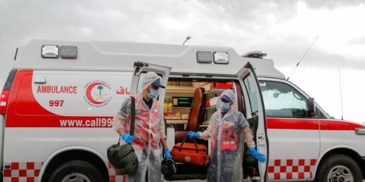 الهلال الأحمر بعسير يرفع جاهزيته لمواجهة الحالة المطرية