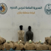 حرس الحدود بجازان يقبض على مخالفين لتهريبهما 288 كيلوجرامًا من القات