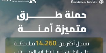 حملة "طرق متميزة آمنة" تسجل أكثر من 14 ألف ملاحظة في يومها الخامس