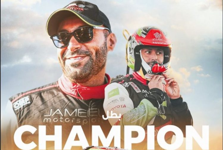 دموع الفرح تزين التأهل التاريخي ليزيد الراجحي بعد فوزه برالي داكار