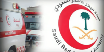 سقوط نخلة على ساق زائرة في منتجع بمدينة بريدة ونقلها للمستشفى