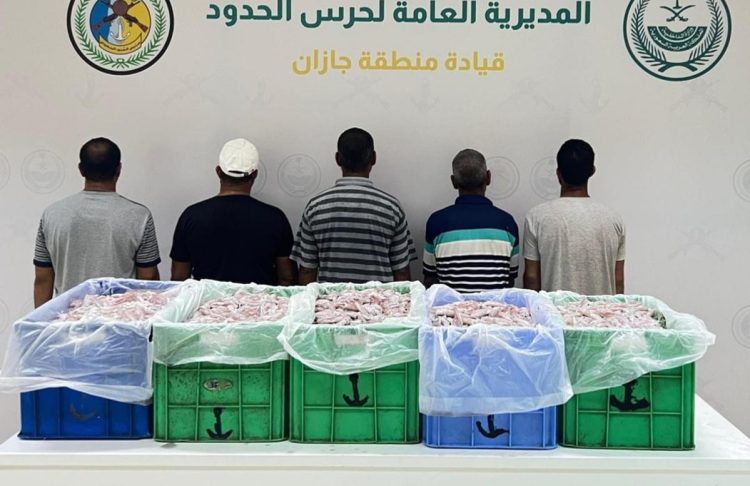 ضبط 5 مقيمين مخالفين للائحة الأمن والسلامة في المناطق البحرية للمملكة