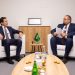 وزير الاقتصاد يجتمع مع رئيسي بنك «بلباو فيزكايا أرجنتاريا» الإسباني وشركة «ستيت ستريت» 