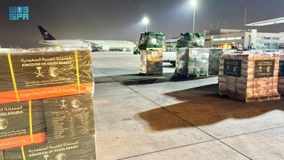 الطائرات الإغاثية السعودية تتواصل إلى سوريا وغزة