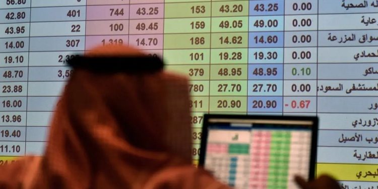 عند مستوى 12388 نقطة.. مؤشر سوق الأسهم السعودية يغلق مرتفعًا