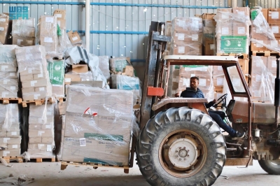 قافلة أمل سعودية طبية جديدة تصل غزة