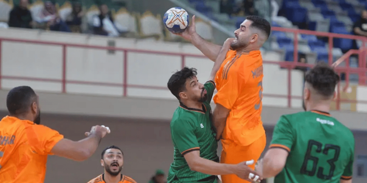 مضر يجتاز النور في قمة مثيرة بـ "دوري كبار اليد"