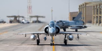 مناورات قتالية للقوات المشاركة بتمرين رماح النصر