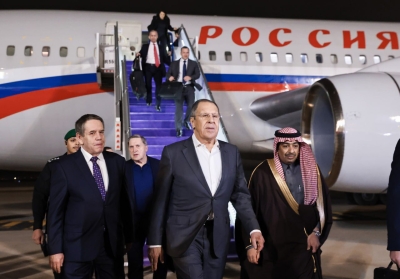وزير الخارجية الروسي سيرغي لافروف يصل الرياض