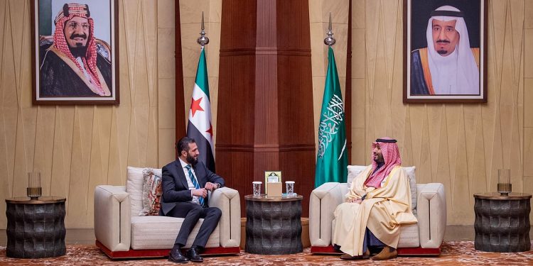 ولي العهد يستقبل الرئيس السوري في الرياض