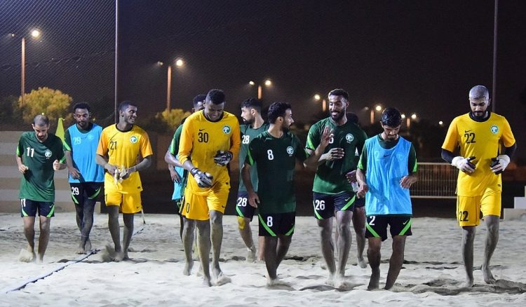 أخضر الشاطئية يواصل استعداده لكأس آسيا على ملعب شاطئ مارينا جومتين