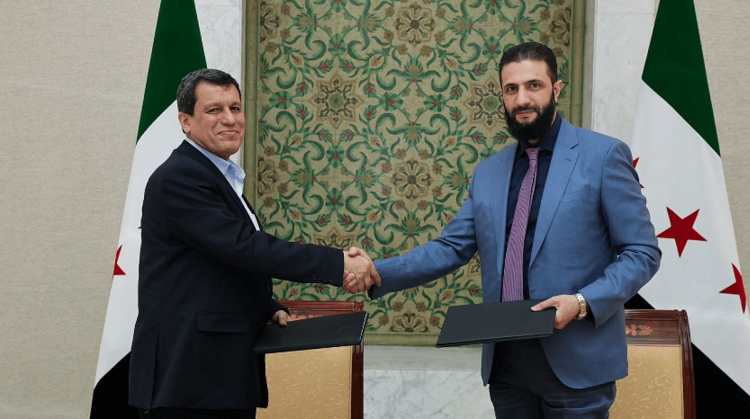 اتفاق تاريخي في سوريا.. دمج "قسد" ضمن مؤسسات الدولة وإعادة هيكلة الشمال الشرقي