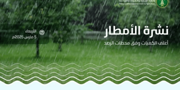 «البيئة»: مكة المكرمة تسجّل أعلى كمية لهطول الأمطار بـ28.0 ملم في قصير بالجموم