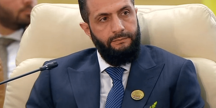 «الشرع» يحث المجتمع الدولي للضغط على إسرائيل للانسحاب من الجنوب السوري