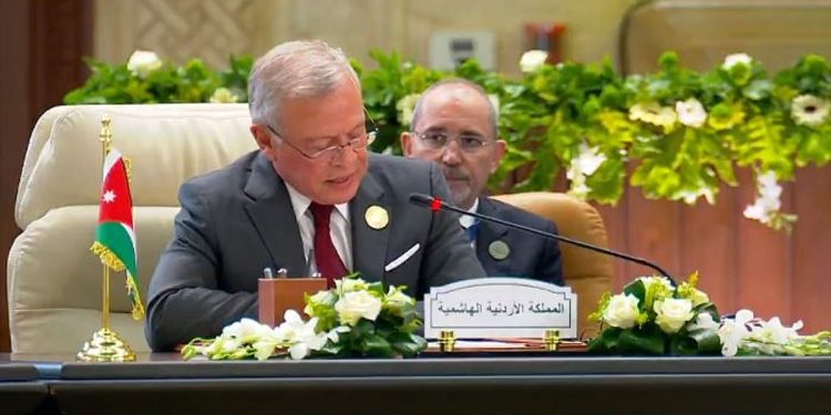 العاهل الأردني: علينا التأكيد على رفض تهجير سكان غزة وإعداد خطة واحدة لإعادة الإعمار