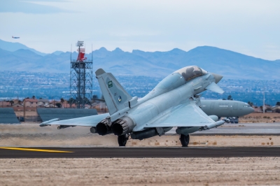 القوات الجوية السعودية تشارك في تمرينين بقاعدة نلس بأمريكا