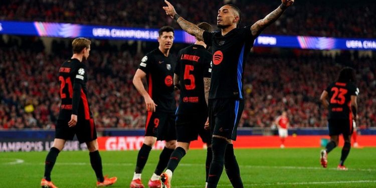 قبل مباراة اليوم.. التاريخ ينصف برشلونة أمام بنفيكا في دوري الأبطال