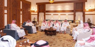 ولي العهد يستقبل أمراء المناطق بمناسبة اجتماعهم السنوي الثاني والثلاثين