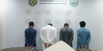 مخبأة في شحنة رخام.. إحباط محاولة تهريب 147 كيلوجرامًا من مادة الميثامفيتامين المخدر
