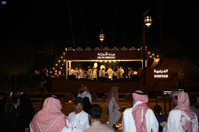 أجواء الفرحة ترسم عيد الفطر في الدرعية