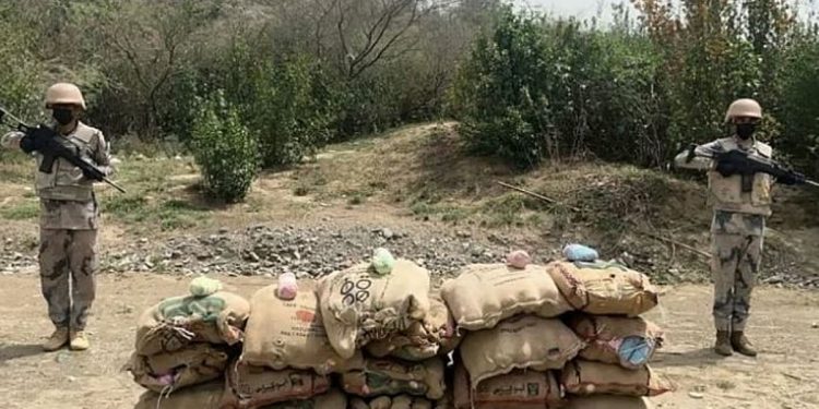 القبض على 3 مخالفين بمنطقة عسير لتهريبهم 45 كيلوجرامًا من نبات القات