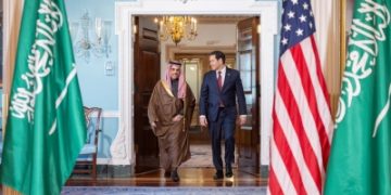بن فرحان يبحث مع روبيو مستجدات غزة واليمن