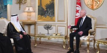 سعيّد والربيعة يبحثان تعزيز العلاقات الإنسانية والإغاثية