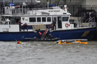 مقتل 6 في تحطم مروحية سياحية في نيويورك