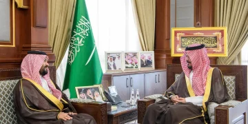 أمير المدينة المنورة يستقبل الرئيس التنفيذي للشركة السعودية للخدمات الأرضية
