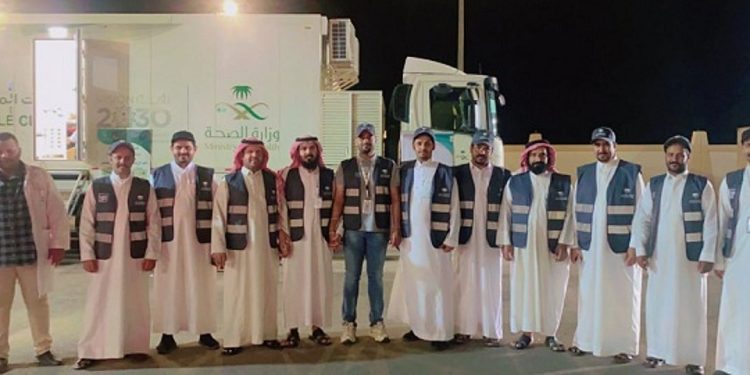 مركز المراقبة الصحية بمنفذ الوديعة يقدم خدمات طبية ووقائية للحجاج