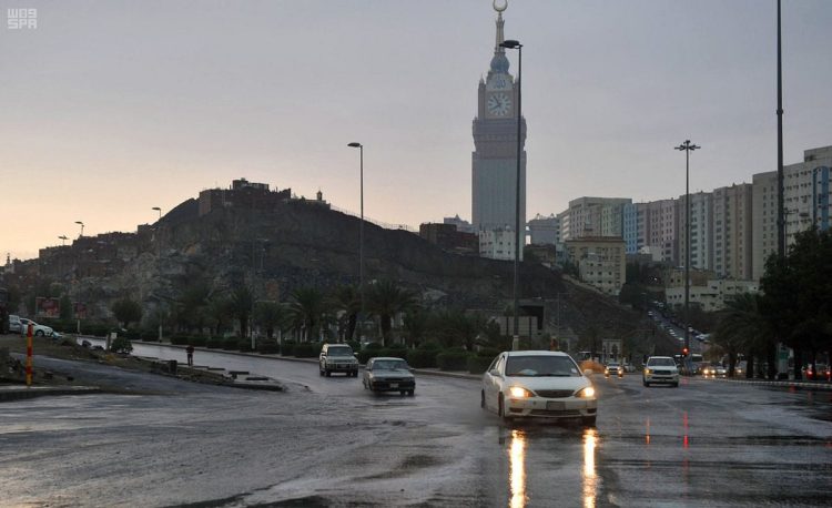 مكة المكرمة تسجّل أعلى كمية بـ 56.8 ملم في العرضيات