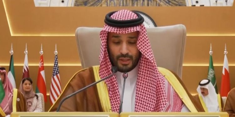 ولي العهد يستقبل القادة المشاركين في القمة الخليجية- الأمريكية