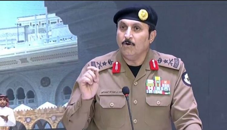 الفريق البسامي: ضبط أكثر من 400 شركة حج وهمية وإعادة ما يزيد عن 269 ألف مقيم مخالف داخل مكة