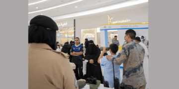 حرس الحدود يستعرض جهوده التوعوية في معرض "وطن بلا مخالف" بالحدود الشمالية