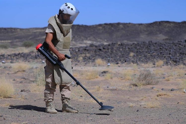 مشروع «مسام» ينزع 1.243 لغمًا من الأراضي اليمنية خلال أسبوع