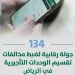 أمانة الرياض تجري 134 جولة رقابية لضبط مخالفات تقسيم الوحدات التأجيرية